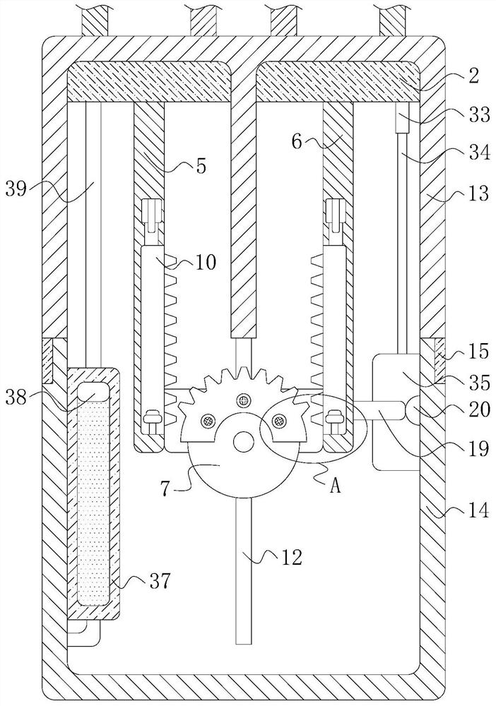 Double-cylinder type vacuum pump