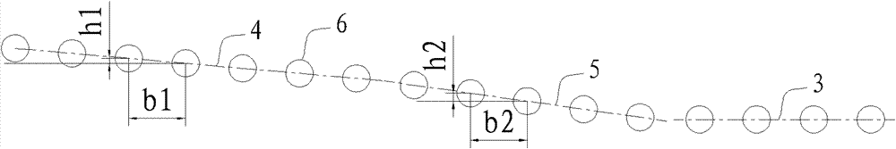 Regulating method of outlet lifting roller way of steel rail rolling mill