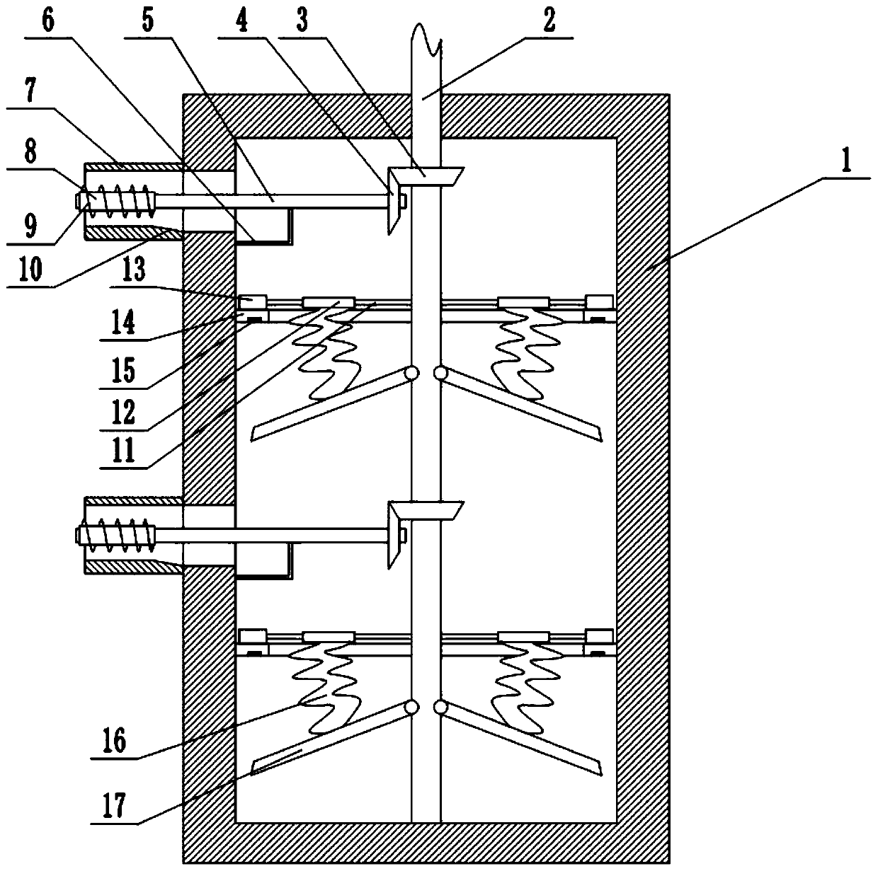 Soil layer sampling device for geological exploration