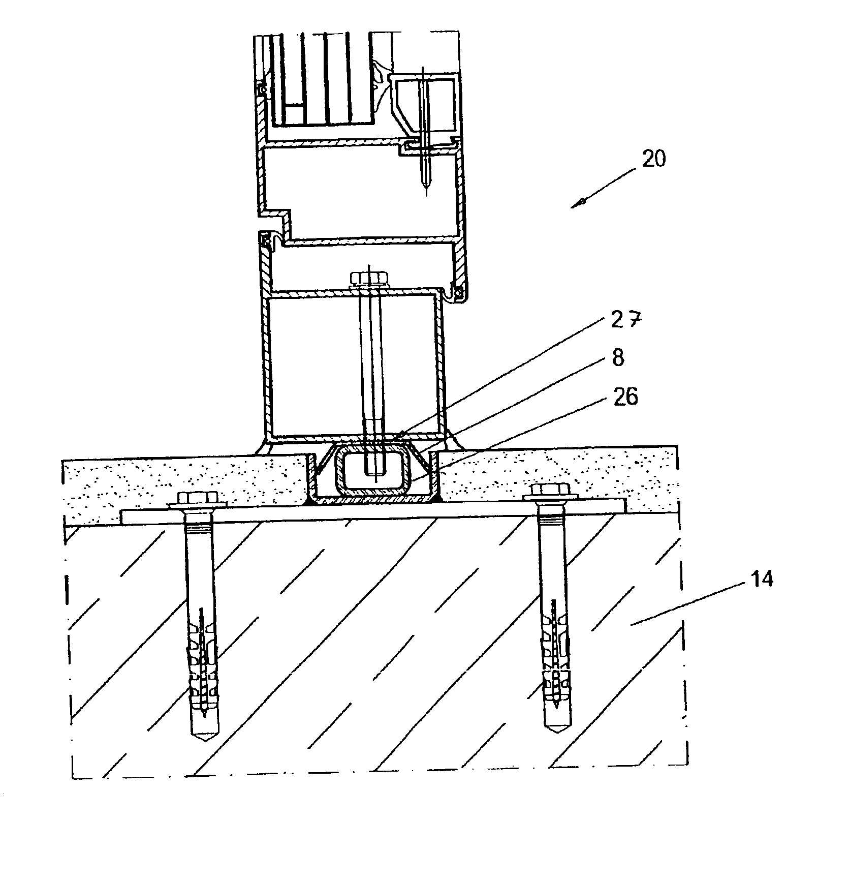 Building closure, such as a door or window, constructed to resist an explosive blast