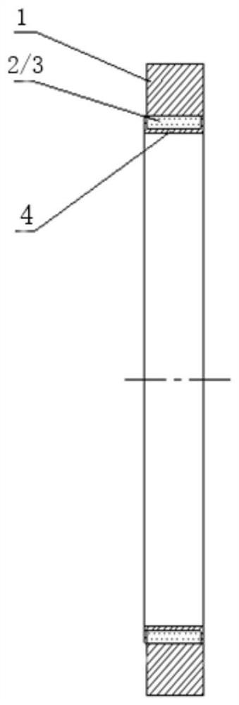 Brushed DC torque motor stator magnetic steel protection structure and forming method thereof