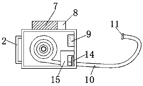 Measuring apparatus for patients and control system thereof