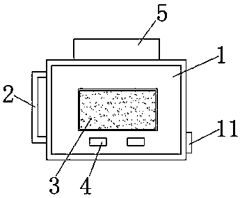 Measuring apparatus for patients and control system thereof