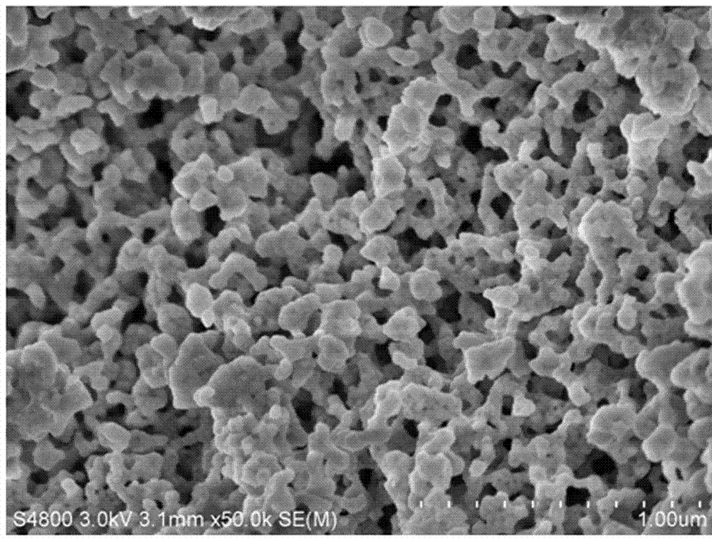 Preparation method of caton type visible light total water splitting catalyst