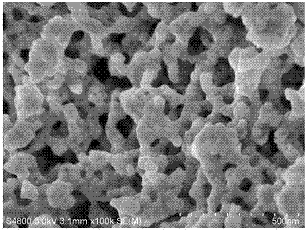 Preparation method of caton type visible light total water splitting catalyst