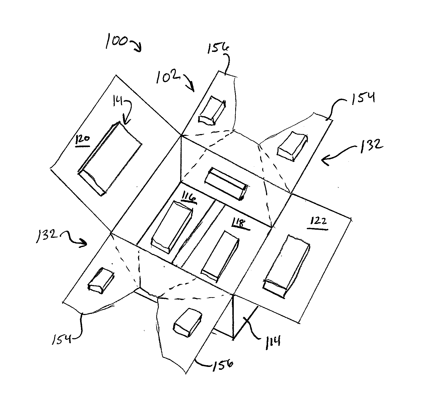 Compressible packaging assembly