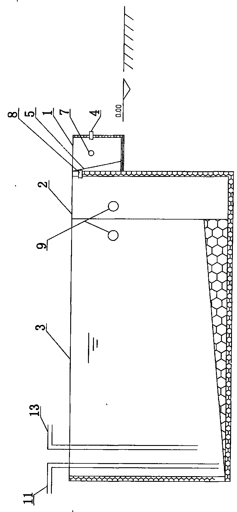 Facility for rainwater collection regulation and control, fertilization and irrigation for greenhouse cultivation