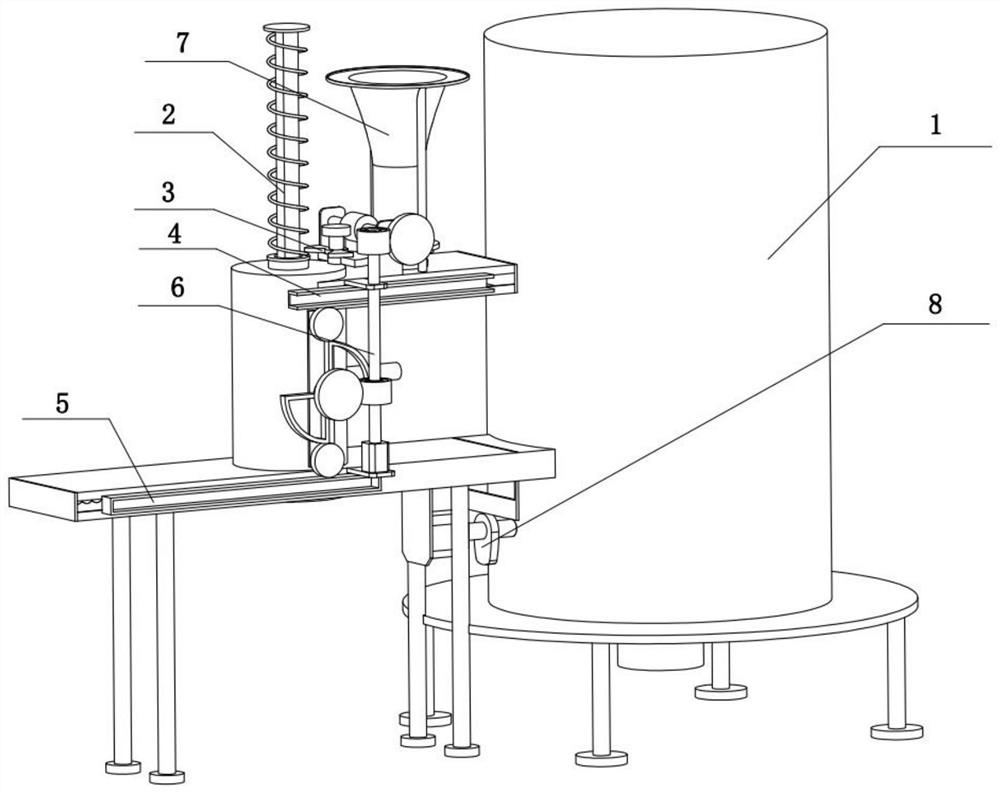 Biomass particle combustion furnace