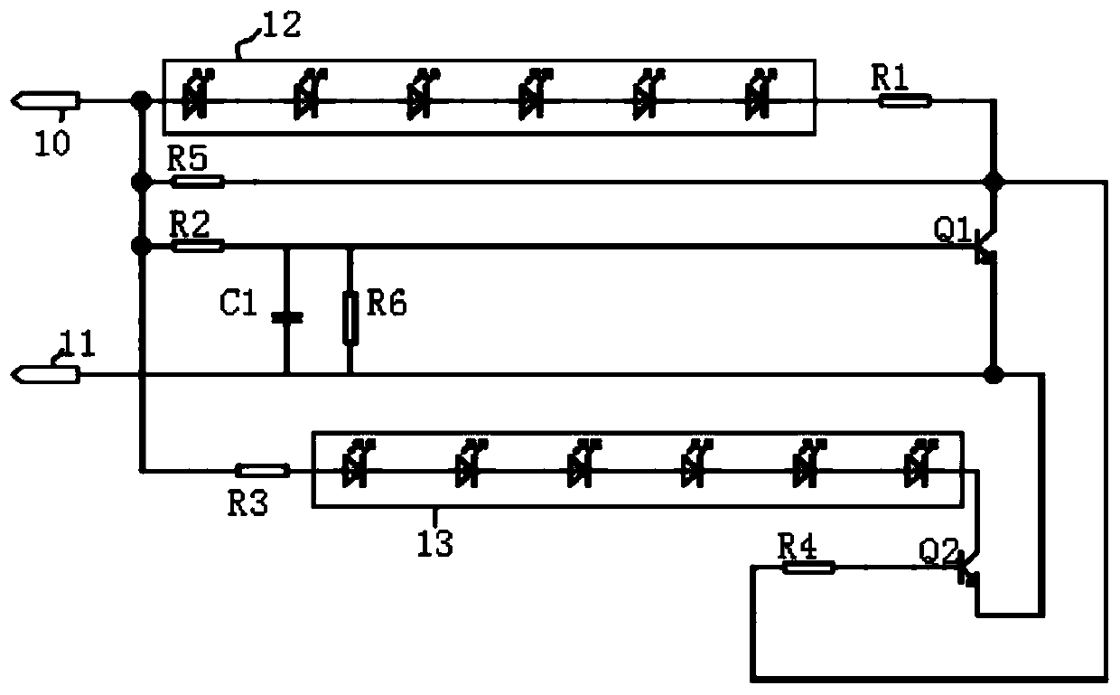 LED lamp control device and control method