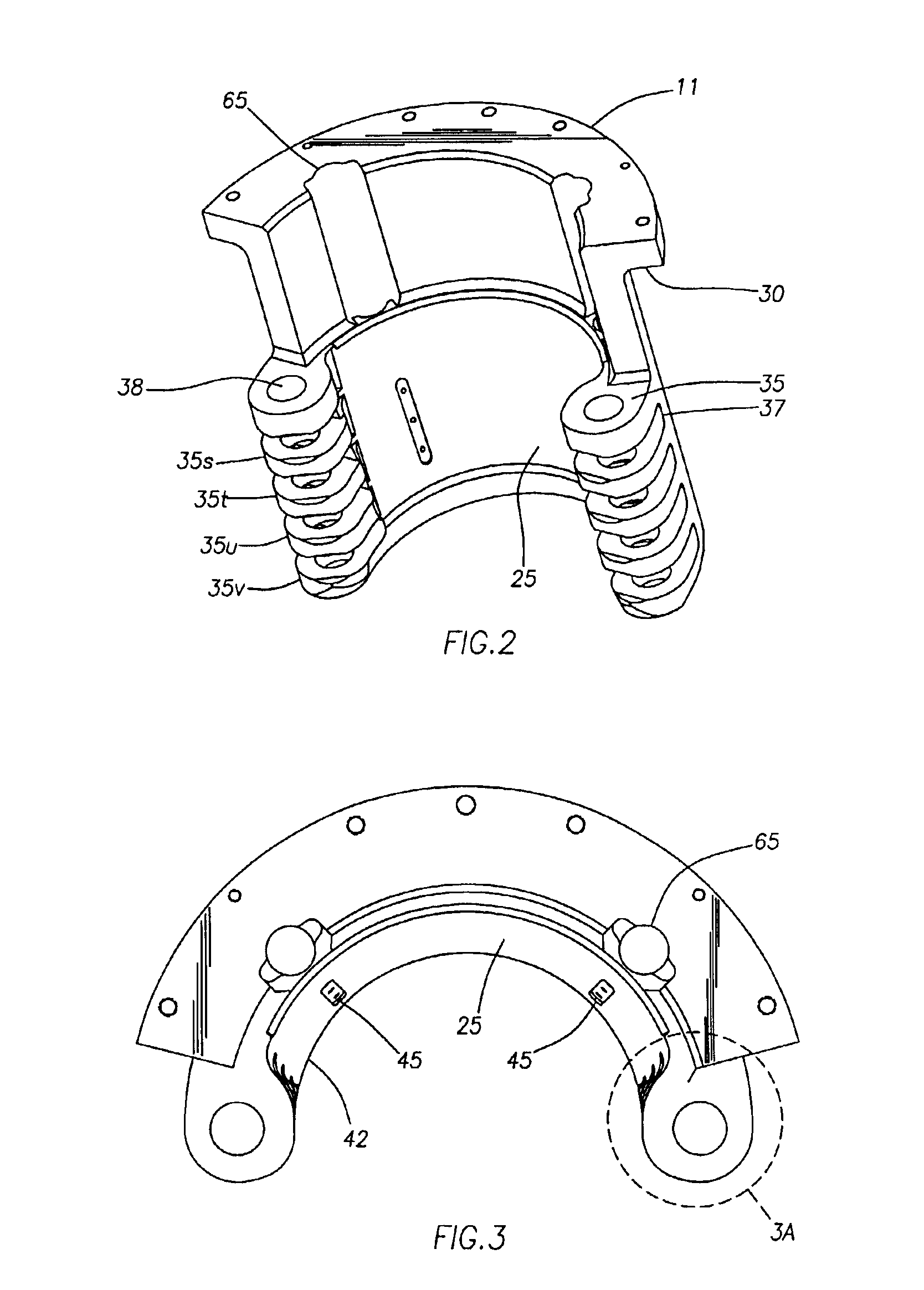 Flush mounted spider