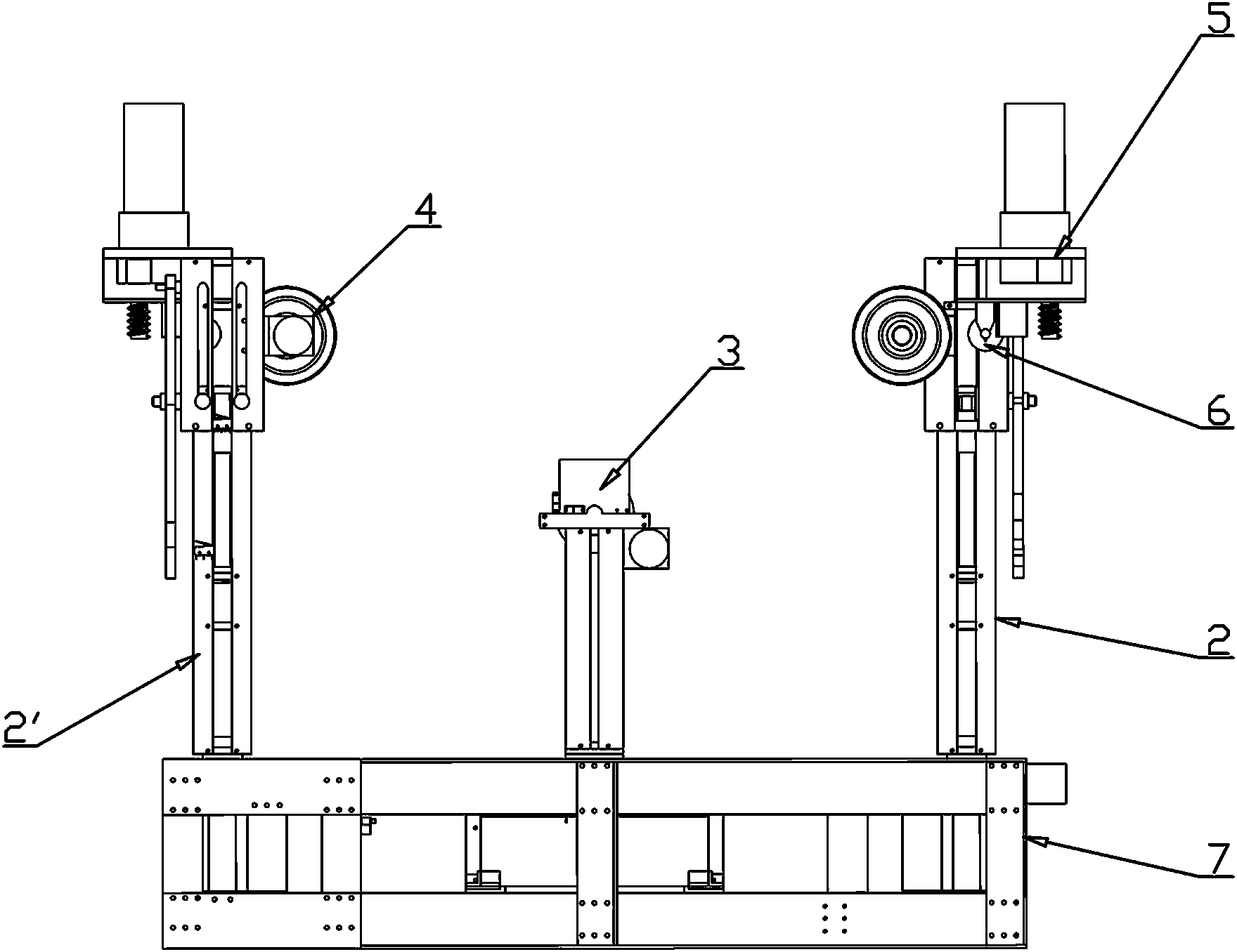 Robot for automatically deicing for power transmission line