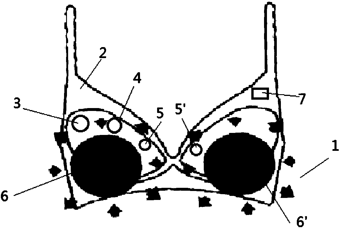 Automatic adjustment type intelligent underwear and working method thereof