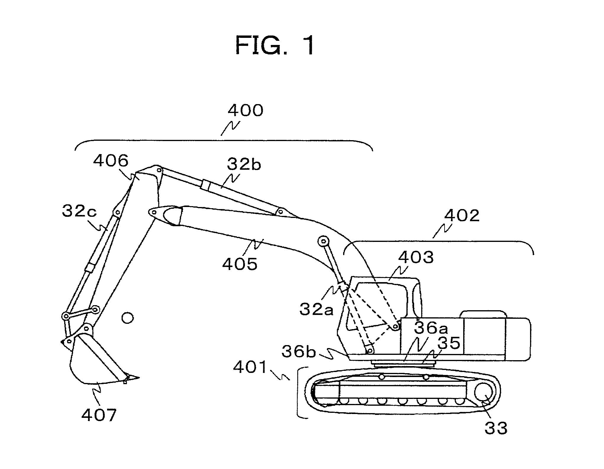 Construction machine and industrial vehicle having power supply system