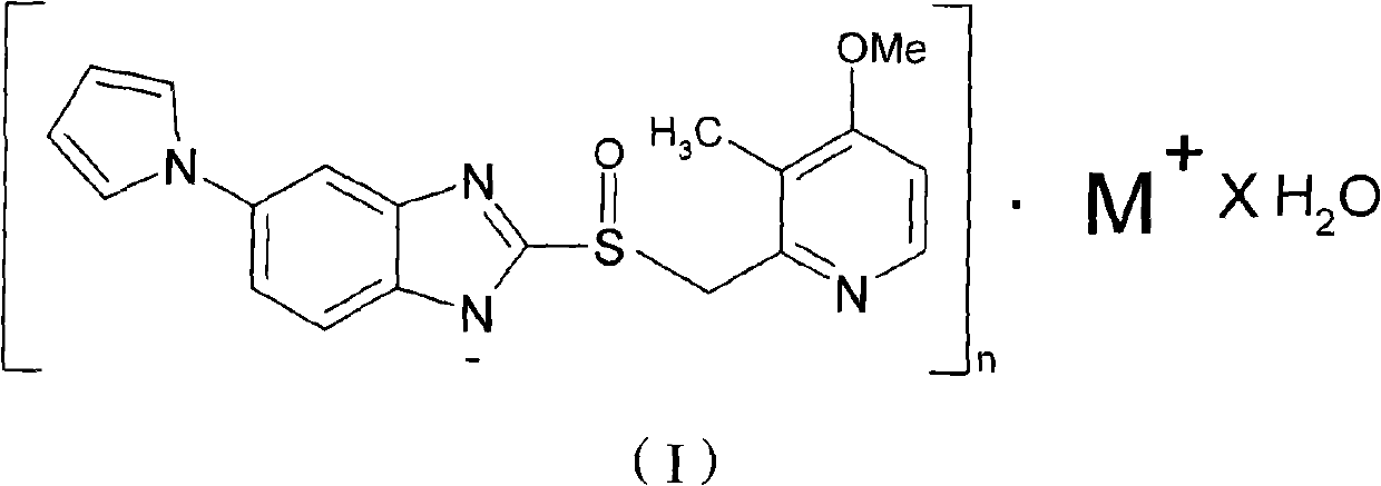 Hydrate of ilaprazole salt, preparation method thereof and application thereof