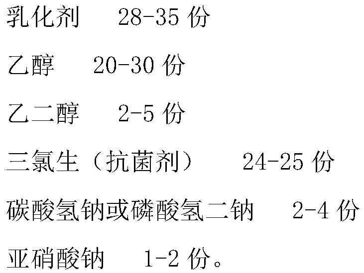 Ultralow temperature storage resistance disinfection insecticide compound preparation