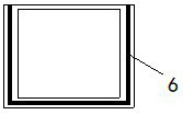 Rigid connection joint of rectangular steel beam and H-shaped steel column and construction method