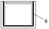 Rigid connection joint of rectangular steel beam and H-shaped steel column and construction method