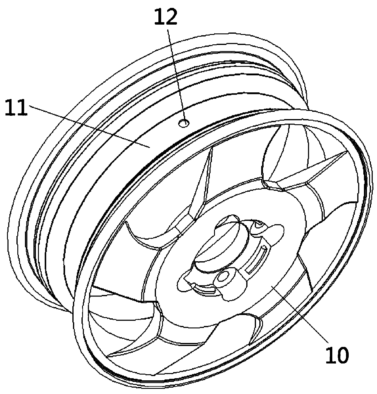 Dual Stiffness Modular Metal Elastic Tire