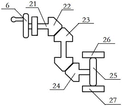 Medical escort bracket avoiding secondary injury