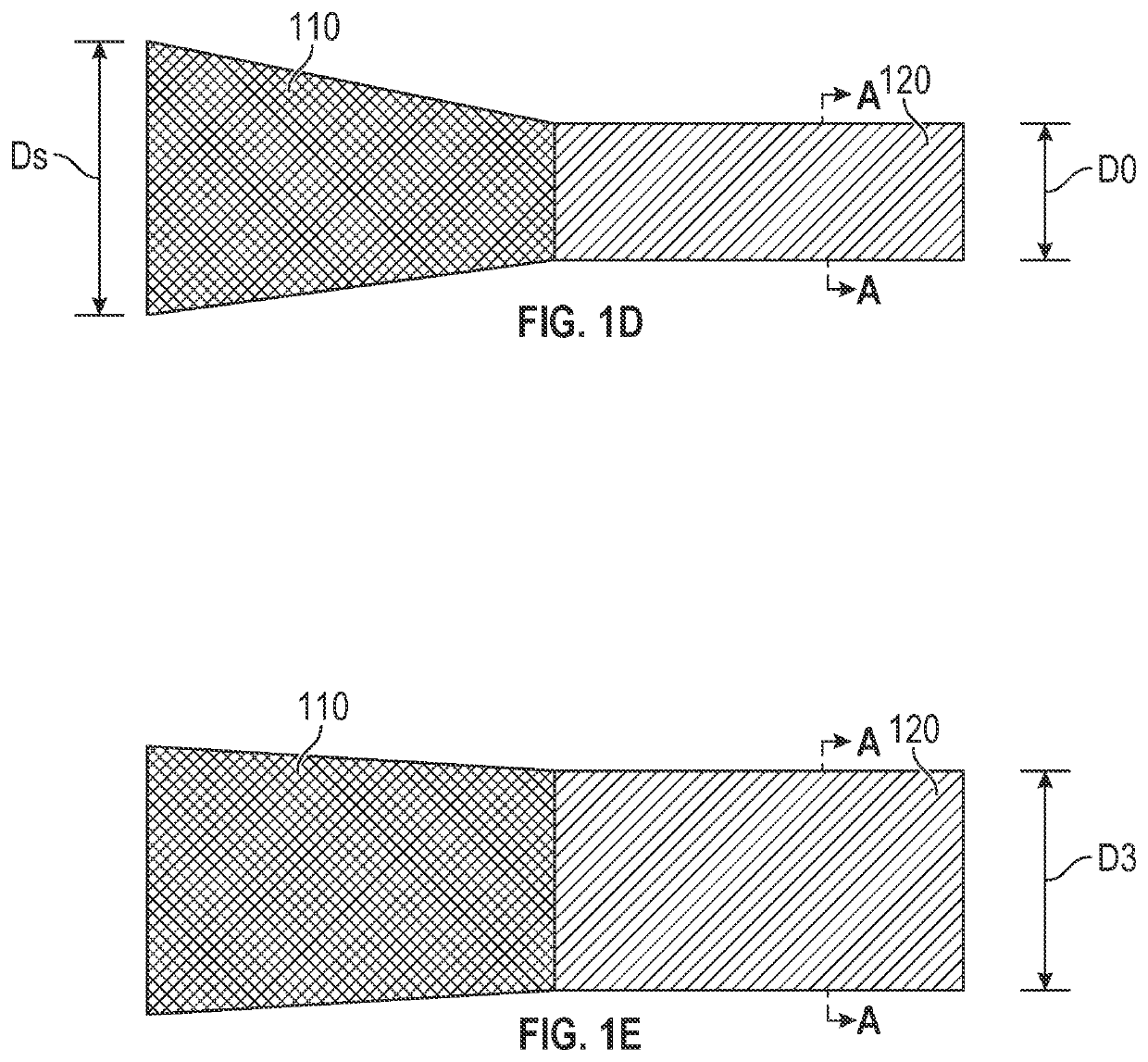 Devices with dimensions that can be reduced and increased in vivo, and methods of making and using the same