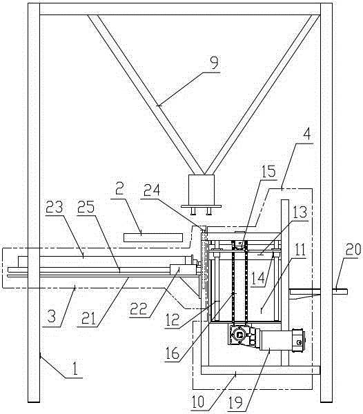 Special-shaped cigarette stacking device and stacking method