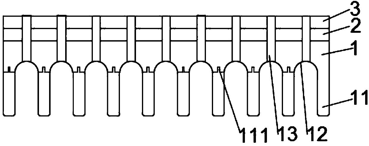 Assembled heat sink