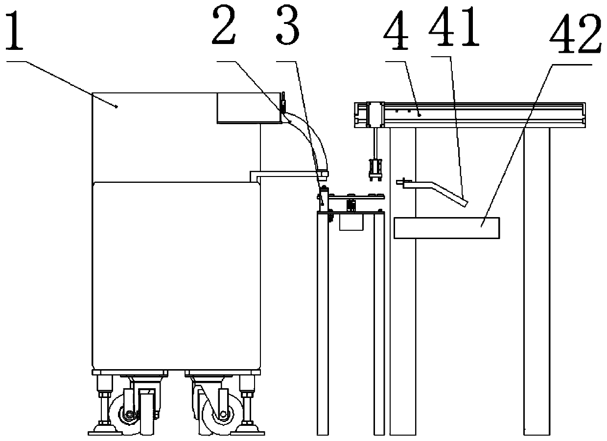 Automatic feeding device for cylindrical rollers