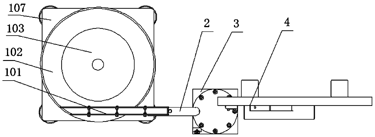 Automatic feeding device for cylindrical rollers