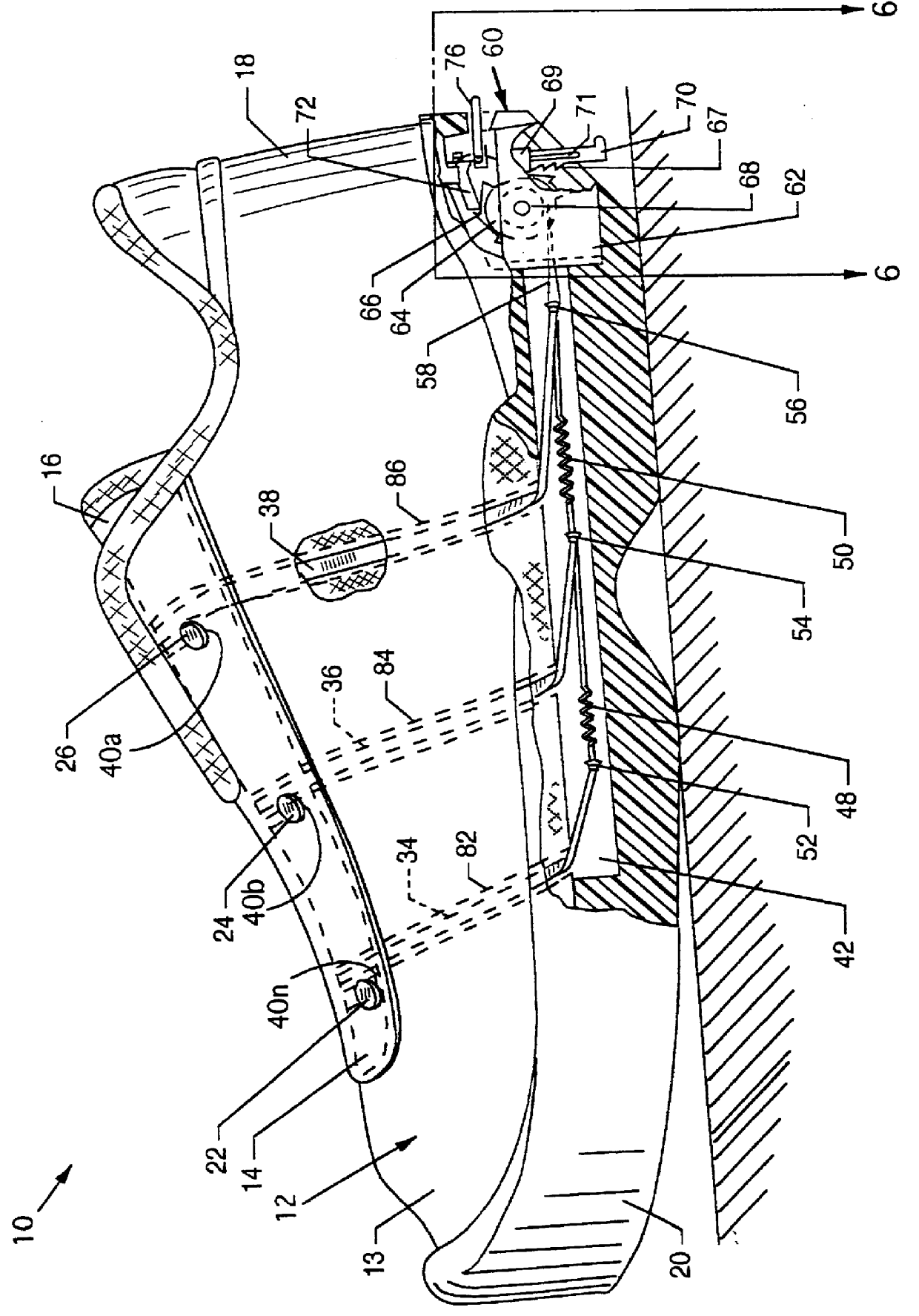 Automated tightening and loosening shoe