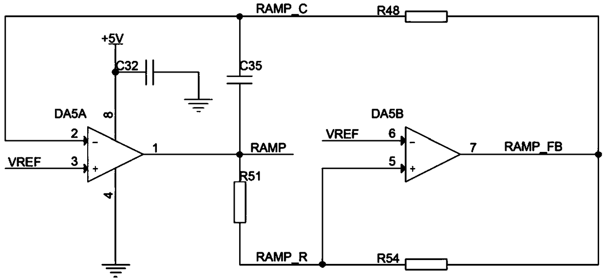 A motor servo power driving circuit