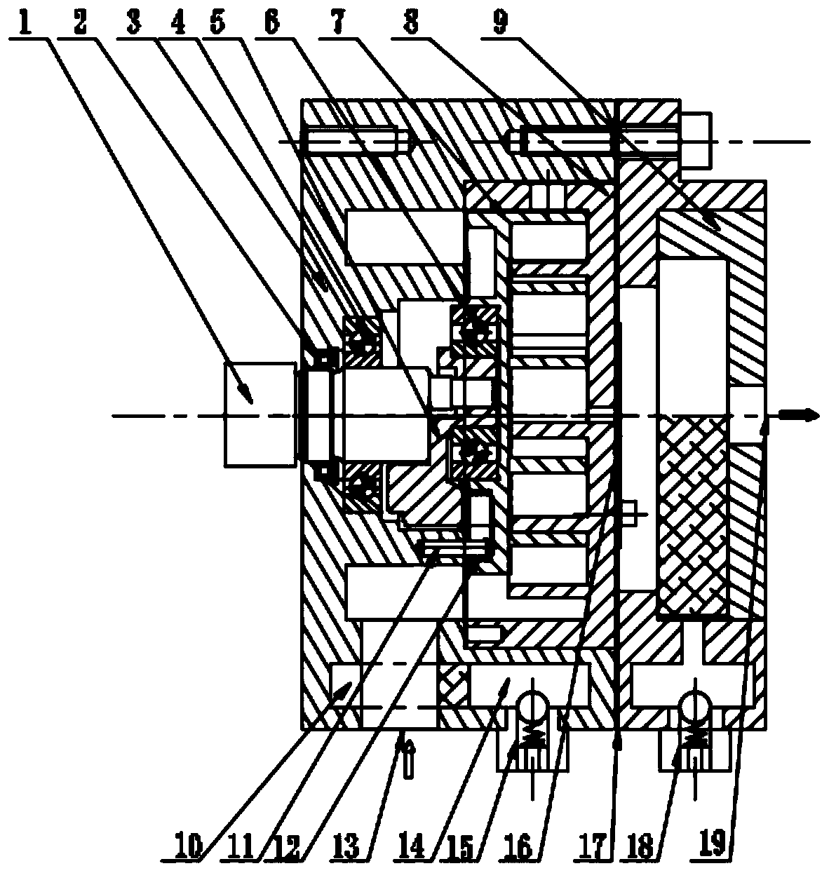 Hydrogen circulation compression pump