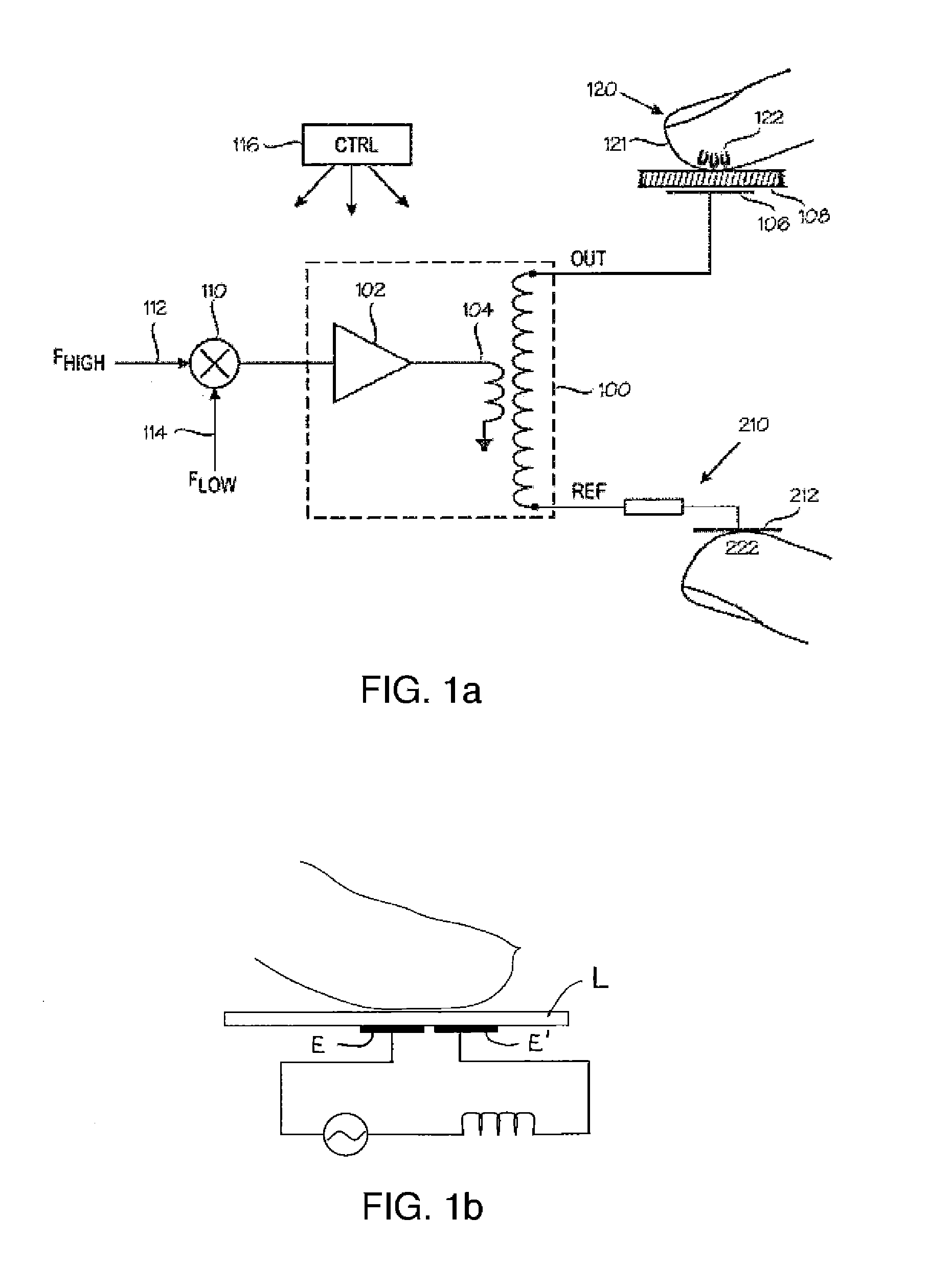 Haptic display with simultaneous sensing and actuation