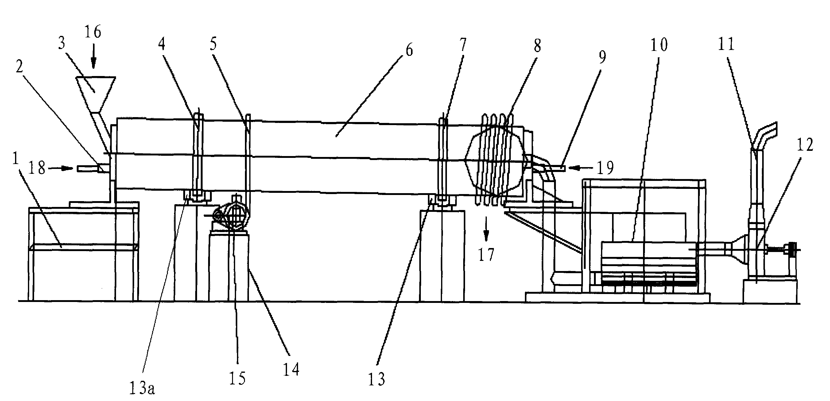 Carbonization and activation integrated activated carbon production method and equipment