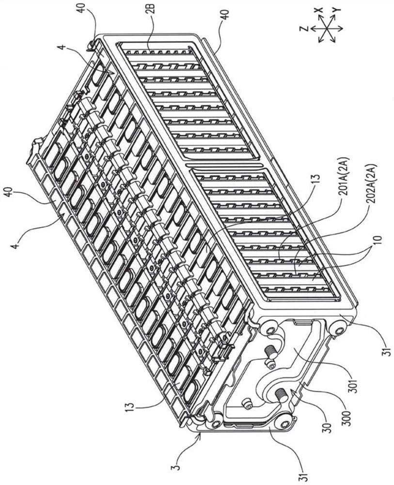 Power storage device and cover parts