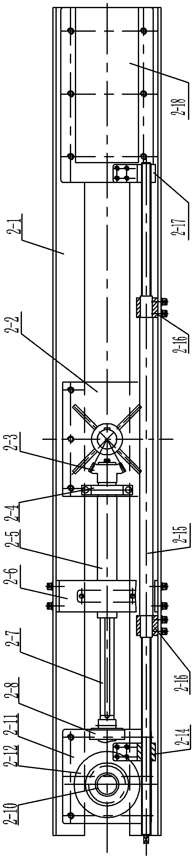 Vertical wet-process winding device