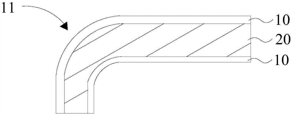 Fiber metal laminate, preparation method and electronic equipment