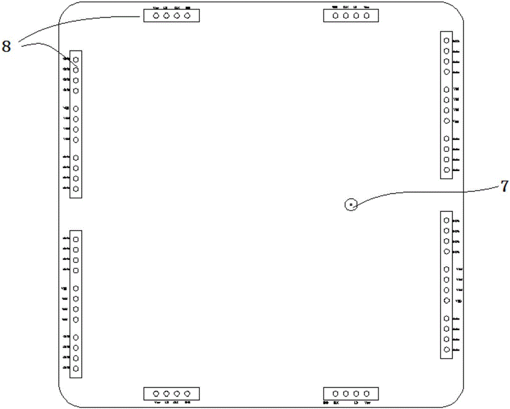 Millimeter wave multichannel receiving-transmitting circuit module and power division network high density integrated circuit