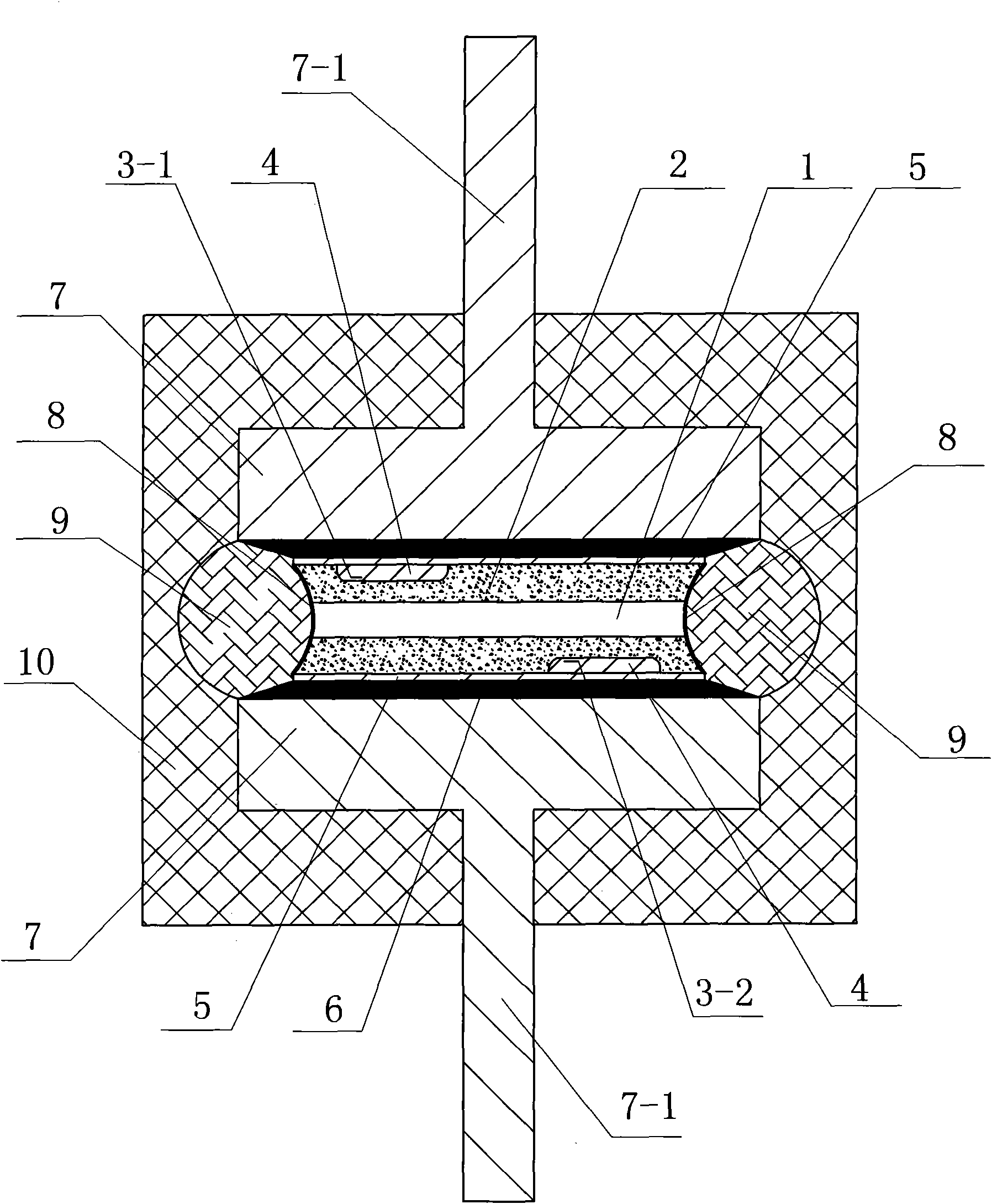 Method for preparing high-voltage diac