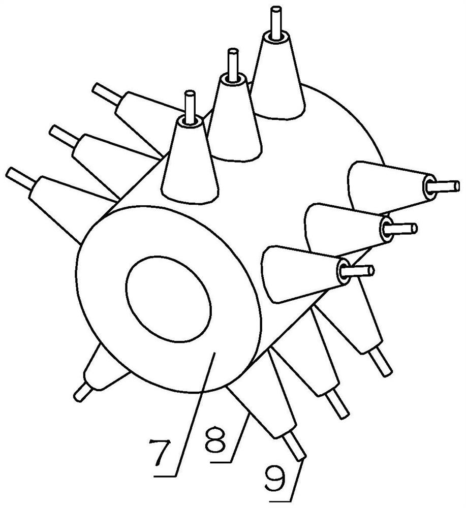 Quantitative fertilization device for agricultural production