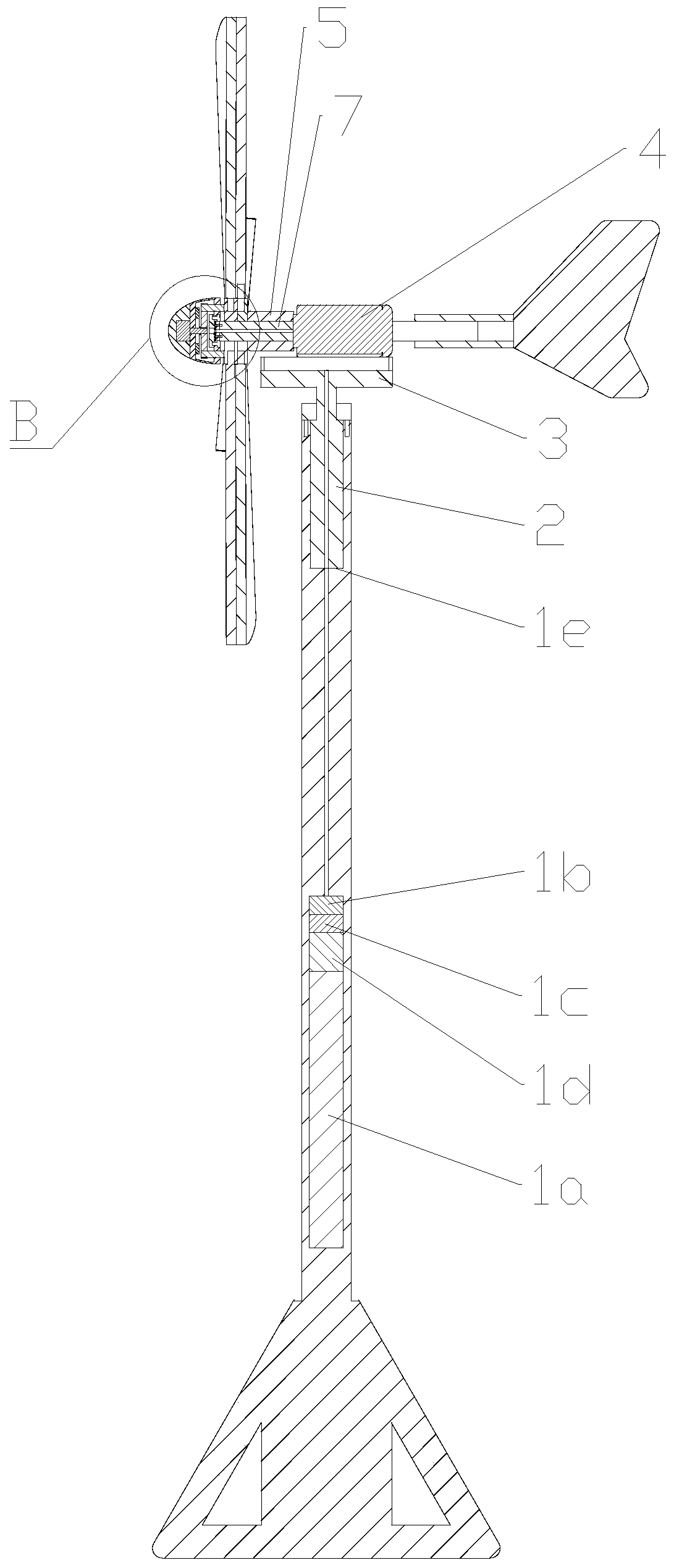 Intelligent solar and wind power generation device