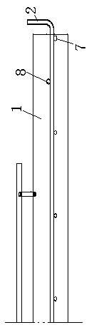 Vertical bar extending and back-adjusting installation method for precast concrete composite slab