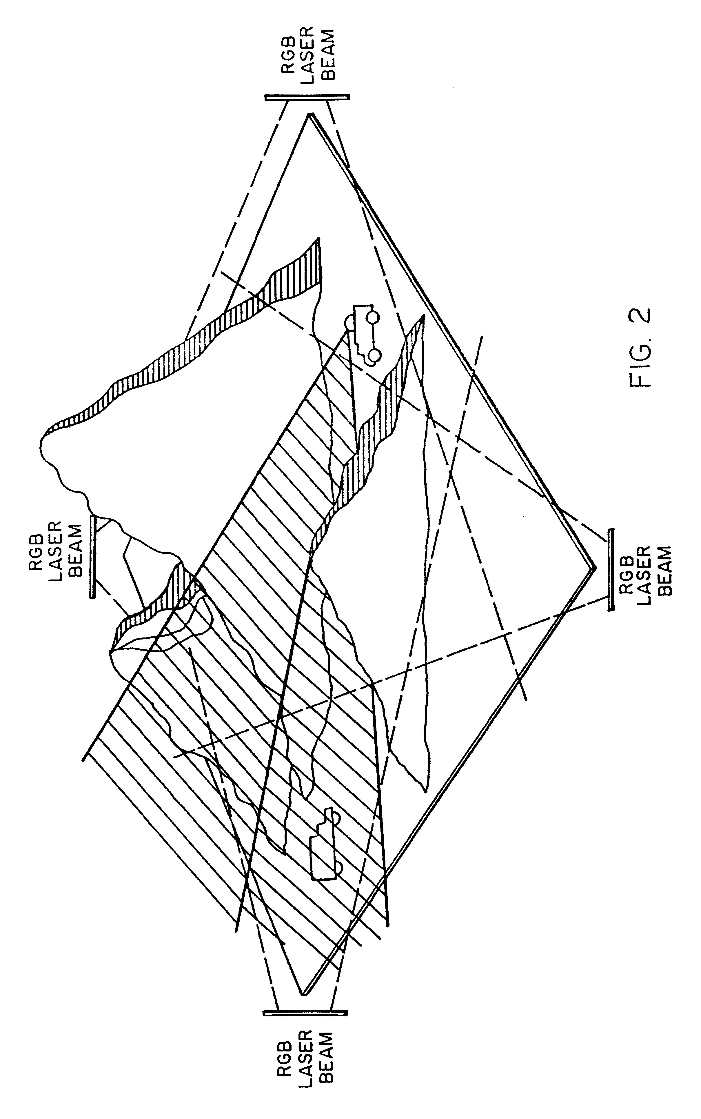 High-resolution large-field-of-view three-dimensional hologram display system and method thereof