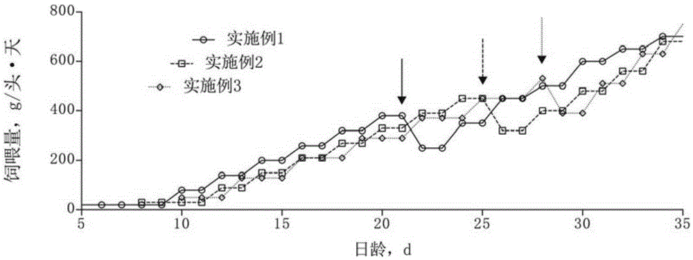 Feeding method capable of promoting intestine health of suckling piglet