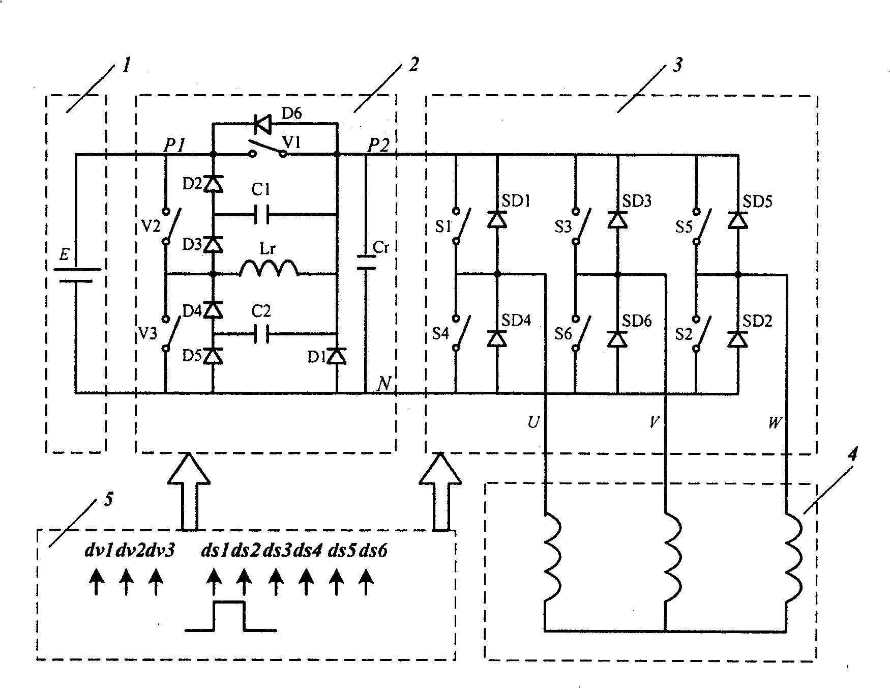 A soft switch reversion conversion circuit for the resonance DC step