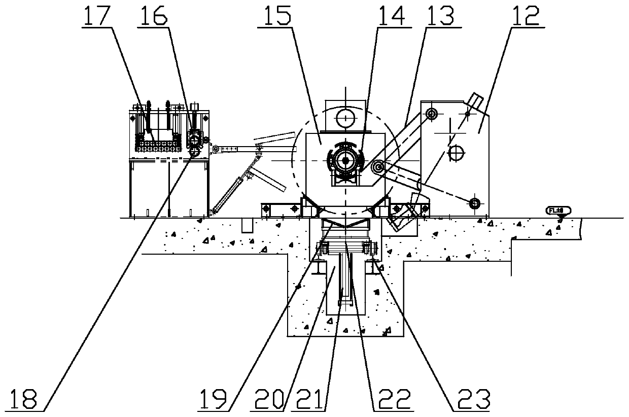 Double-width decoiling automatic warehousing efficient intelligent combined cutting equipment