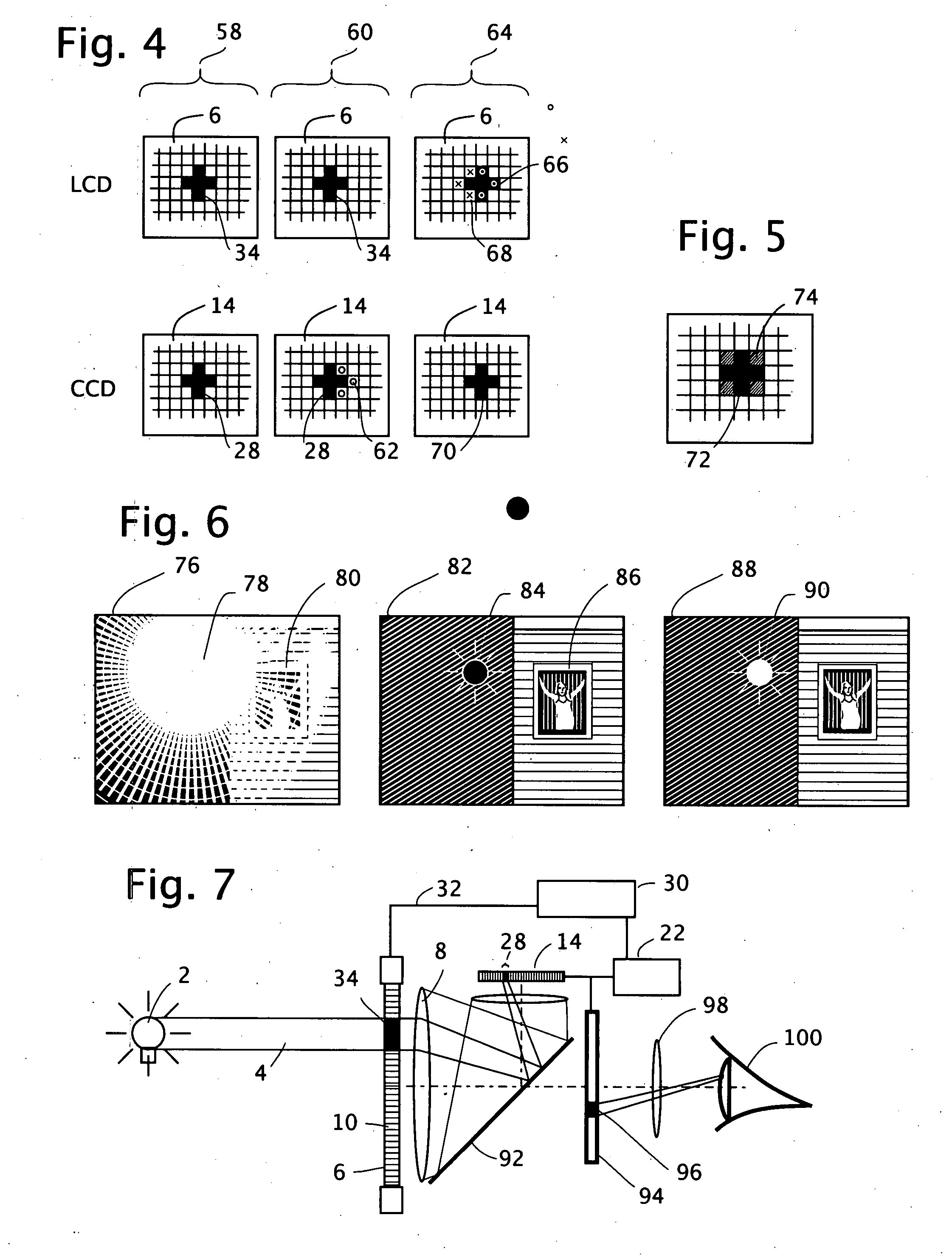 Active mask for electronic imaging system