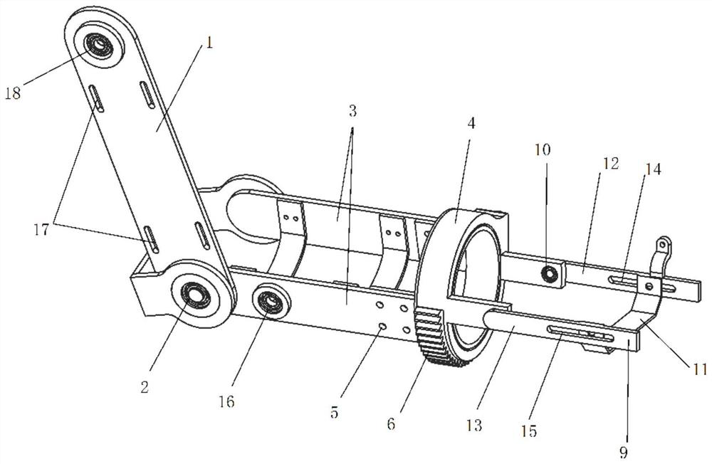 A kind of mechanical arm with the function of suppressing tremor