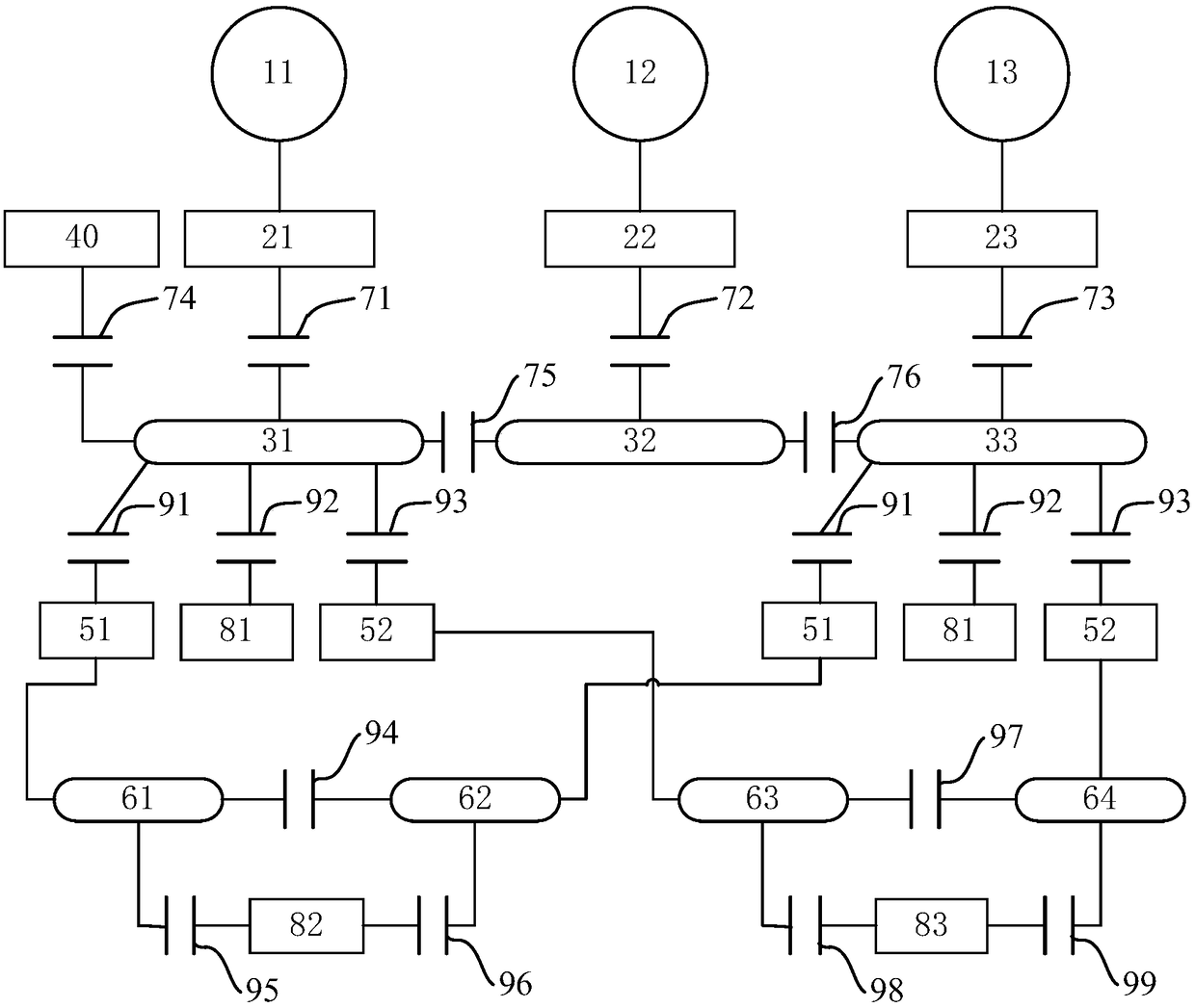 Aircraft DC power supply system and power supply method