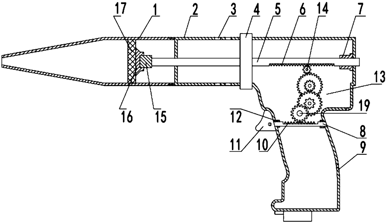 Plaque taking device convenient to operate for field of biotechnology