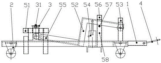 Towing devices for unpowered vehicles in the production process